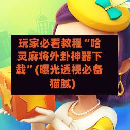 玩家必看教程“哈灵麻将外卦神器下载”(曝光透视必备猫腻)-第2张图片