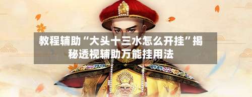 教程辅助“大头十三水怎么开挂”揭秘透视辅助万能挂用法-第1张图片