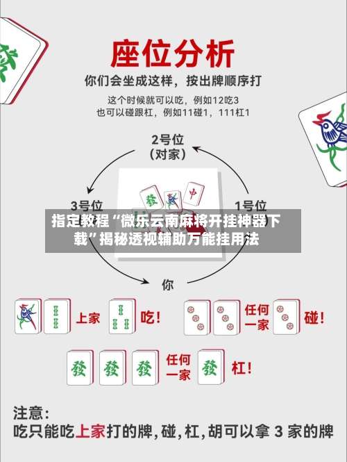 指定教程“微乐云南麻将开挂神器下载	”揭秘透视辅助万能挂用法-第1张图片