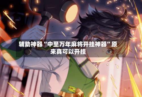 辅助神器“中至万年麻将开挂神器”原来真可以开挂-第2张图片