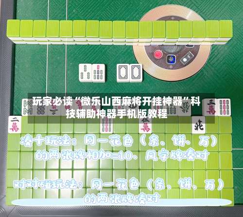玩家必读“微乐山西麻将开挂神器	”科技辅助神器手机版教程-第2张图片