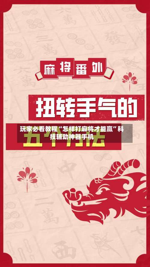 玩家必看教程“怎样打麻将才能赢”科技辅助神器手机-第2张图片