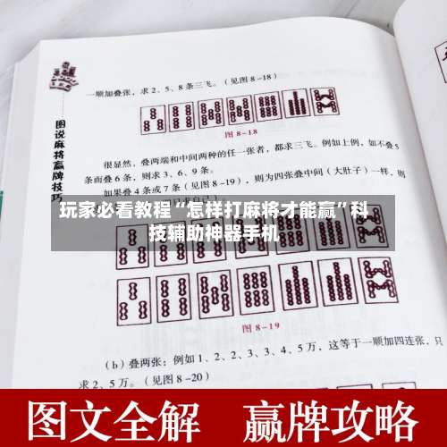 玩家必看教程“怎样打麻将才能赢	”科技辅助神器手机-第1张图片
