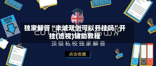 独家解答“丰城双剑可以开挂吗”开挂(透视)辅助教程-第2张图片