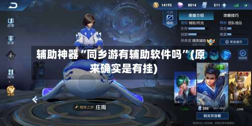 辅助神器“同乡游有辅助软件吗”(原来确实是有挂)-第1张图片