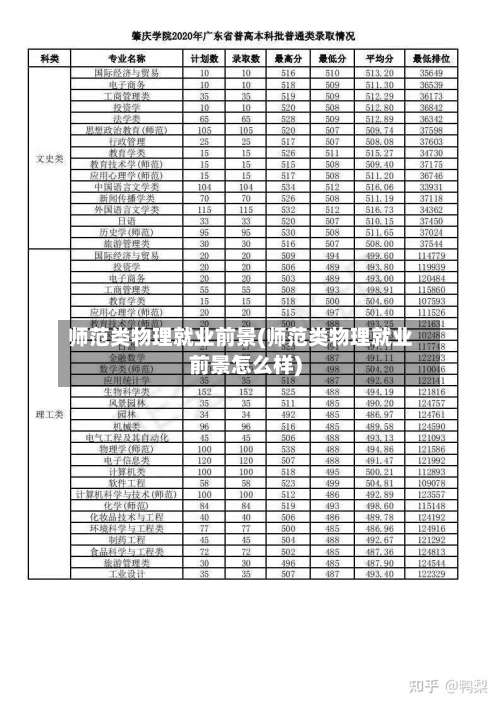 师范类物理就业前景(师范类物理就业前景怎么样)-第2张图片