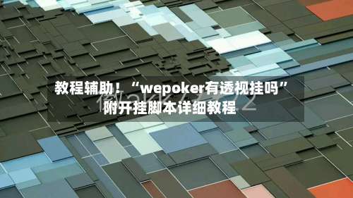 教程辅助！“wepoker有透视挂吗”附开挂脚本详细教程-第3张图片