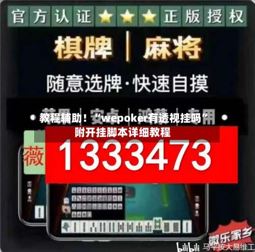 教程辅助！“wepoker有透视挂吗	”附开挂脚本详细教程-第2张图片