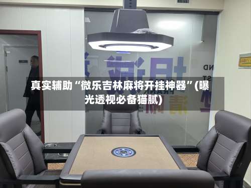 真实辅助“微乐吉林麻将开挂神器”(曝光透视必备猫腻)-第1张图片