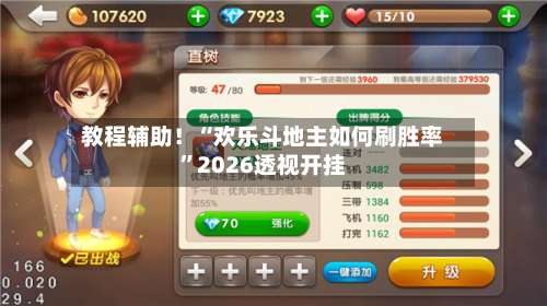 教程辅助！“欢乐斗地主如何刷胜率”2026透视开挂-第3张图片