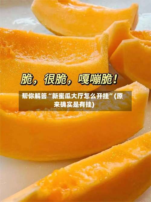 帮你解答“新蜜瓜大厅怎么开挂”(原来确实是有挂)-第3张图片