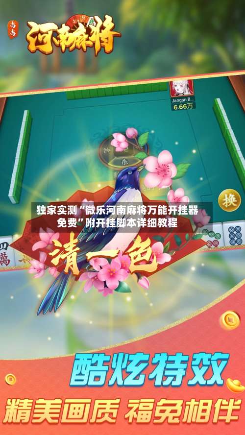 独家实测“微乐河南麻将万能开挂器免费”附开挂脚本详细教程-第3张图片
