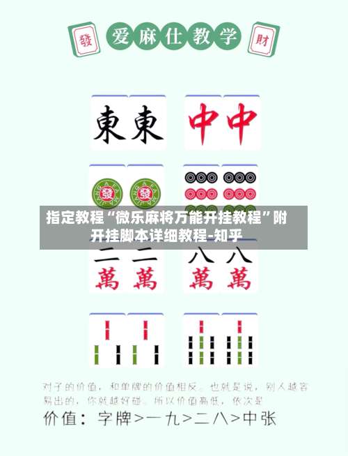 指定教程“微乐麻将万能开挂教程”附开挂脚本详细教程-知乎-第3张图片