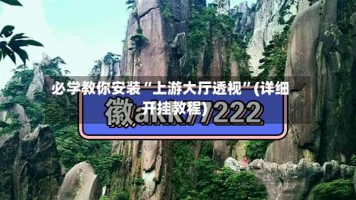 必学教你安装“上游大厅透视	”(详细开挂教程)-第2张图片