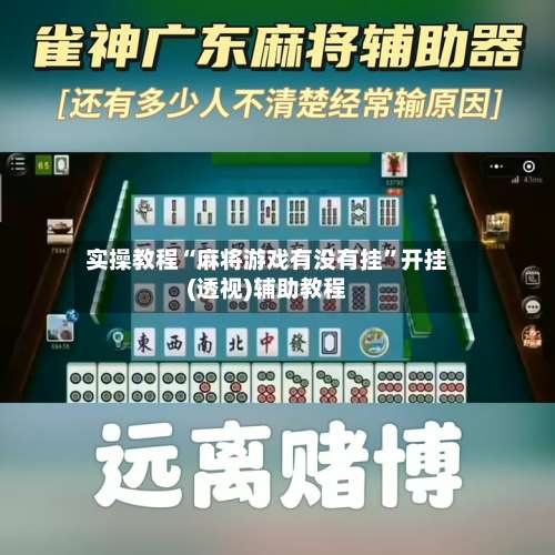 实操教程“麻将游戏有没有挂”开挂(透视)辅助教程-第3张图片