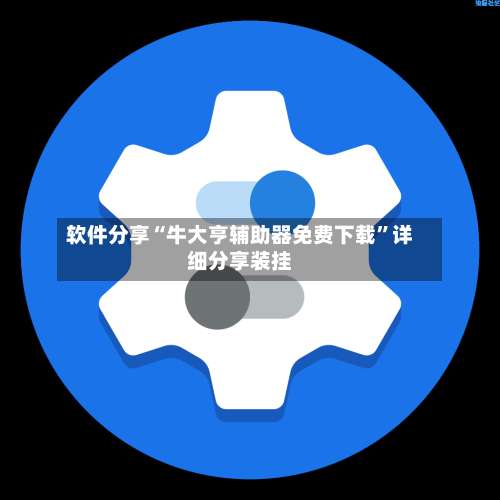 软件分享“牛大亨辅助器免费下载”详细分享装挂-第2张图片