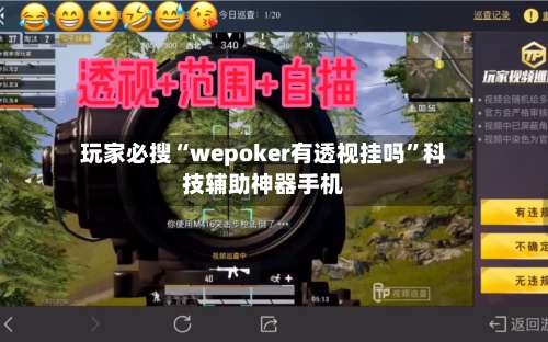 玩家必搜“wepoker有透视挂吗”科技辅助神器手机-第1张图片