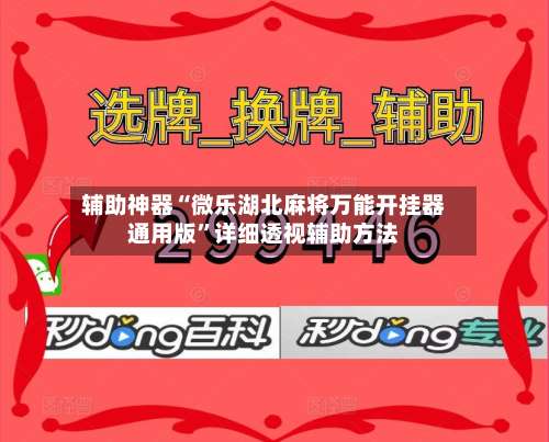 辅助神器“微乐湖北麻将万能开挂器通用版”详细透视辅助方法-第3张图片