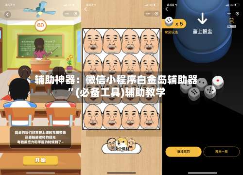 辅助神器：微信小程序白金岛辅助器”(必备工具)辅助教学-第1张图片