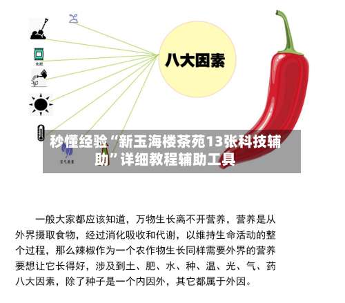 秒懂经验“新玉海楼茶苑13张科技辅助	”详细教程辅助工具-第1张图片
