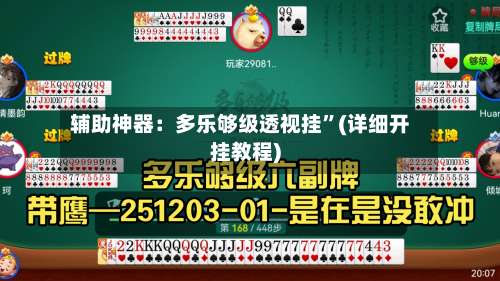 辅助神器：多乐够级透视挂”(详细开挂教程)-第1张图片