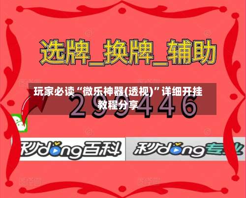 玩家必读“微乐神器(透视)”详细开挂教程分享-第2张图片