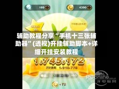 辅助教程分享“手机十三张辅助器	”(透视)开挂辅助脚本+详细开挂安装教程-第1张图片