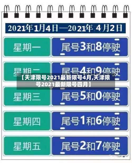 【天津限号2021最新限号4月,天津限号2021最新限号四月】-第1张图片