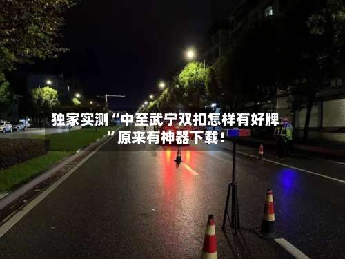 独家实测“中至武宁双扣怎样有好牌”原来有神器下载！-第3张图片