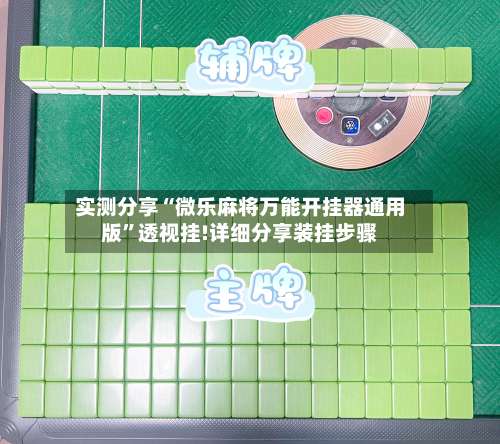 实测分享“微乐麻将万能开挂器通用版”透视挂!详细分享装挂步骤-第3张图片