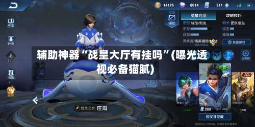 辅助神器“战皇大厅有挂吗”(曝光透视必备猫腻)-第2张图片