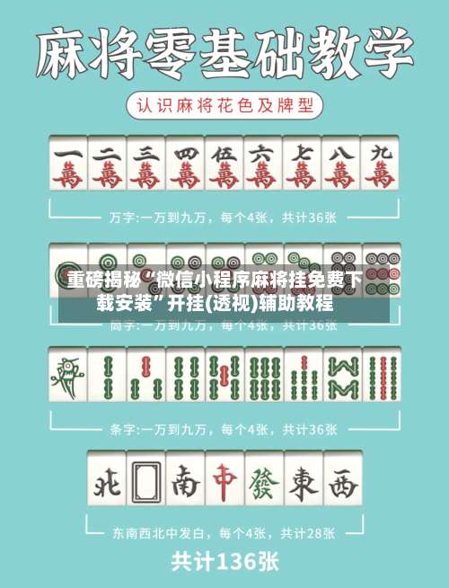 重磅揭秘“微信小程序麻将挂免费下载安装”开挂(透视)辅助教程-第1张图片