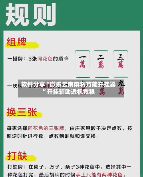 软件分享“微乐云南麻将万能开挂器”开挂辅助透视教程-第2张图片
