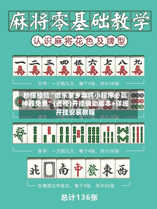 秒懂经验“微乐家乡麻将小程序必赢神器免费”(透视)开挂辅助脚本+详细开挂安装教程-第1张图片