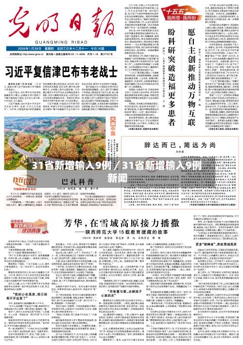 31省新增输入9例／31省新增输入9例 新闻-第1张图片