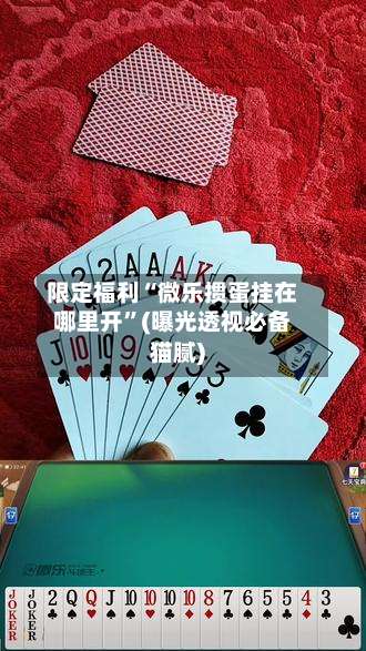 限定福利“微乐掼蛋挂在哪里开	”(曝光透视必备猫腻)-第1张图片