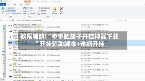 教程辅助!“牵手跑胡子开挂神器下载”开挂辅助脚本+详细开挂-第2张图片
