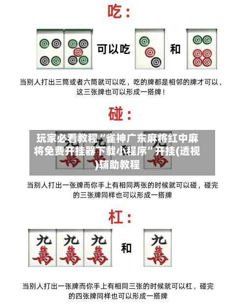 玩家必看教程“雀神广东麻将红中麻将免费开挂器下载小程序”开挂(透视)辅助教程-第1张图片