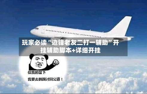 玩家必读“边锋老友二打一辅助”开挂辅助脚本+详细开挂-第1张图片