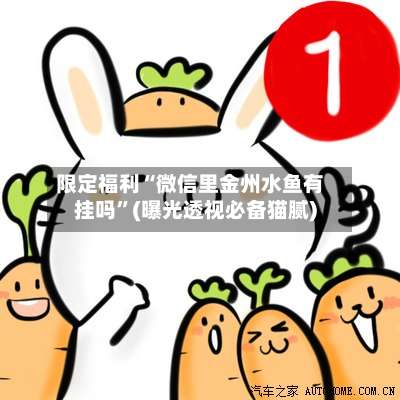 限定福利“微信里金州水鱼有挂吗”(曝光透视必备猫腻)-第1张图片