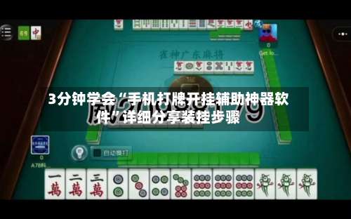 3分钟学会“手机打牌开挂辅助神器软件”详细分享装挂步骤-第2张图片