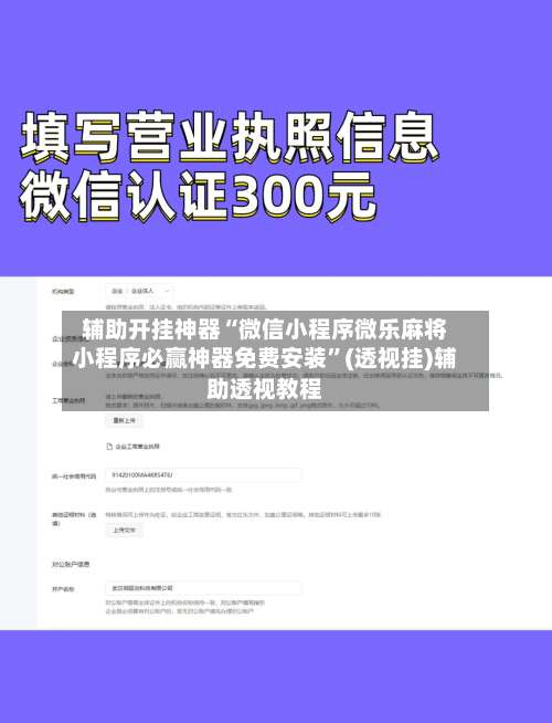 辅助开挂神器“微信小程序微乐麻将小程序必赢神器免费安装	”(透视挂)辅助透视教程-第2张图片