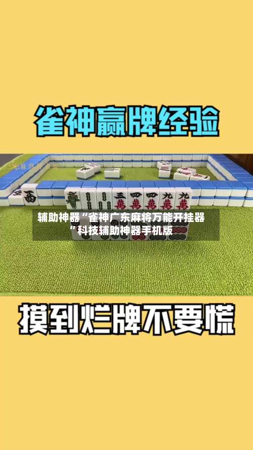 辅助神器“雀神广东麻将万能开挂器	”科技辅助神器手机版-第1张图片