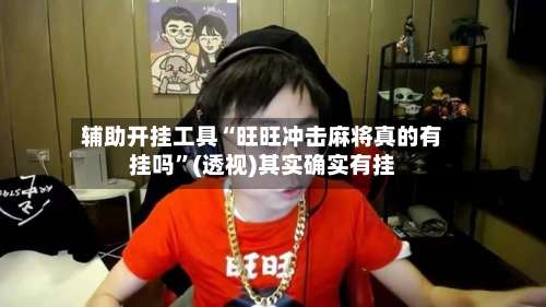 辅助开挂工具“旺旺冲击麻将真的有挂吗	”(透视)其实确实有挂-第1张图片