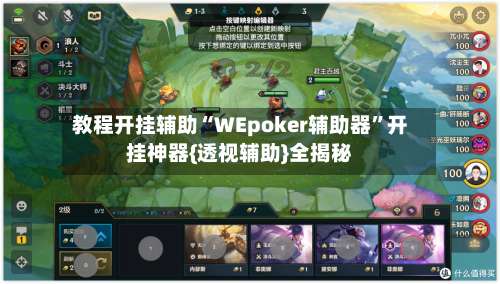 教程开挂辅助“WEpoker辅助器”开挂神器{透视辅助}全揭秘-第3张图片
