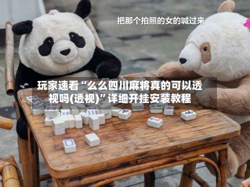 玩家速看“么么四川麻将真的可以透视吗(透视)	”详细开挂安装教程-第2张图片