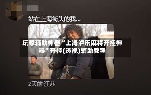 玩家辅助神器“上海泸乐麻将开挂神器	”开挂(透视)辅助教程-第2张图片