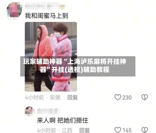 玩家辅助神器“上海泸乐麻将开挂神器”开挂(透视)辅助教程-第1张图片