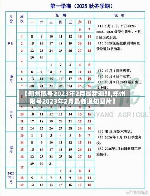 【郑州限号2023年2月最新通知,郑州限号2023年2月最新通知图片】-第2张图片