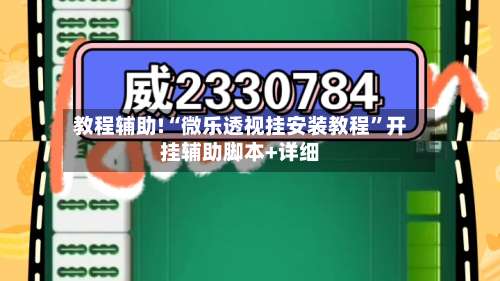 教程辅助!“微乐透视挂安装教程”开挂辅助脚本+详细-第1张图片